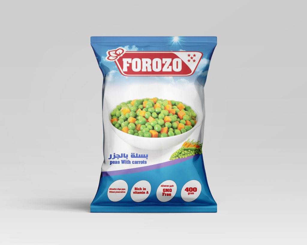 High quality frozen peas with carrots which is rich of Vitamins and Protein