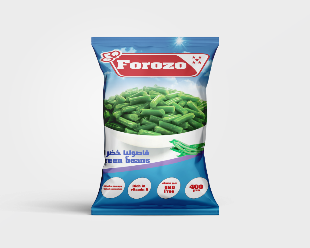 High quality frozen green beans which is rich with folic acid