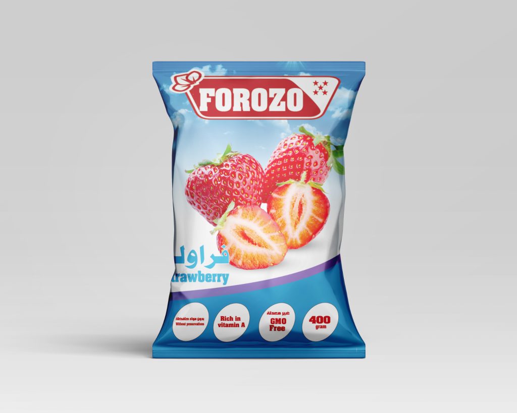 High quality frozen Strawberry which is rich of Vitamin C and calcium